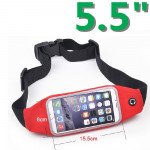 Wholesale iPhone 6s Plus / 6 Plus 5.5 Universal Sports Pouch Belt (Fluorescent Green)